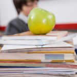 apple on books