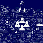 Creative various Business infographic elements for Teamwork concept.