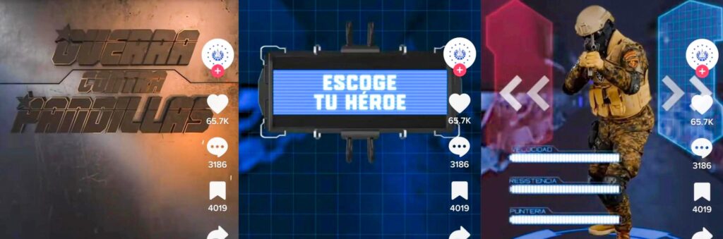 Captura de TikTok de Presidencia
