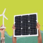 Renewable energy environment psd solar panel remixed media