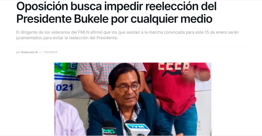 Captura de pantalla del texto publicado por La Huella con las declaraciones de un veterano de guerra.