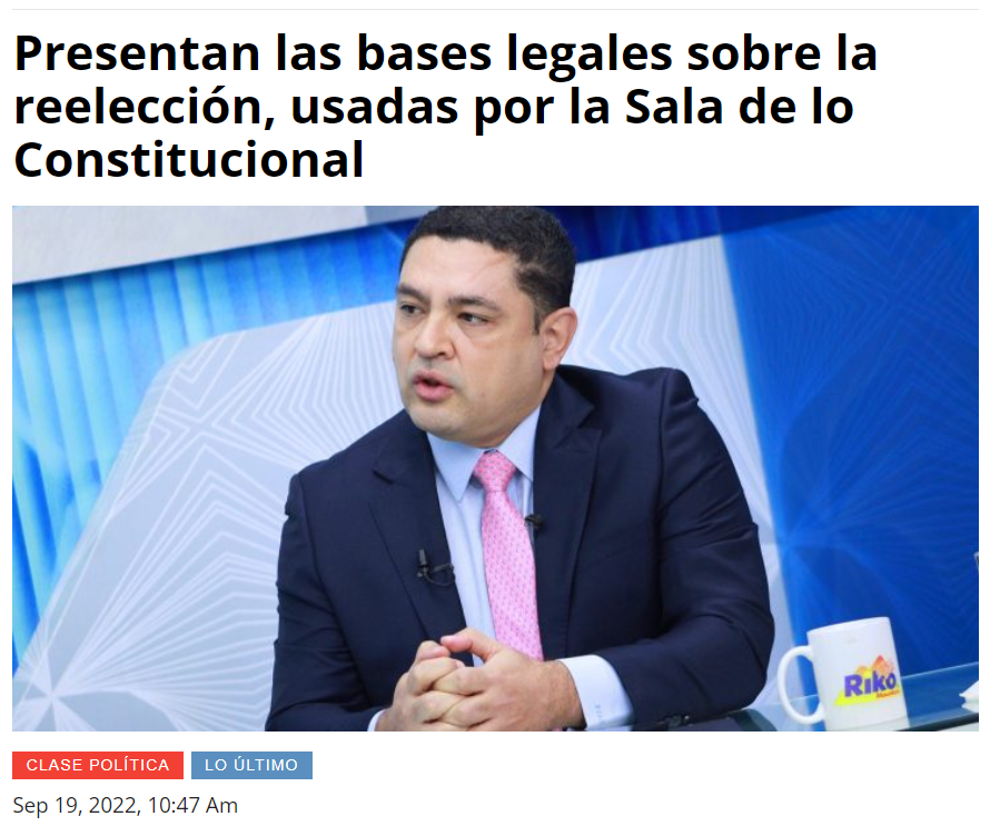 Última Hora publicó 39 contenidos en su portal web para validar la reelección presidencial desde que la Sala impuesta por Bukele avaló la reelección.